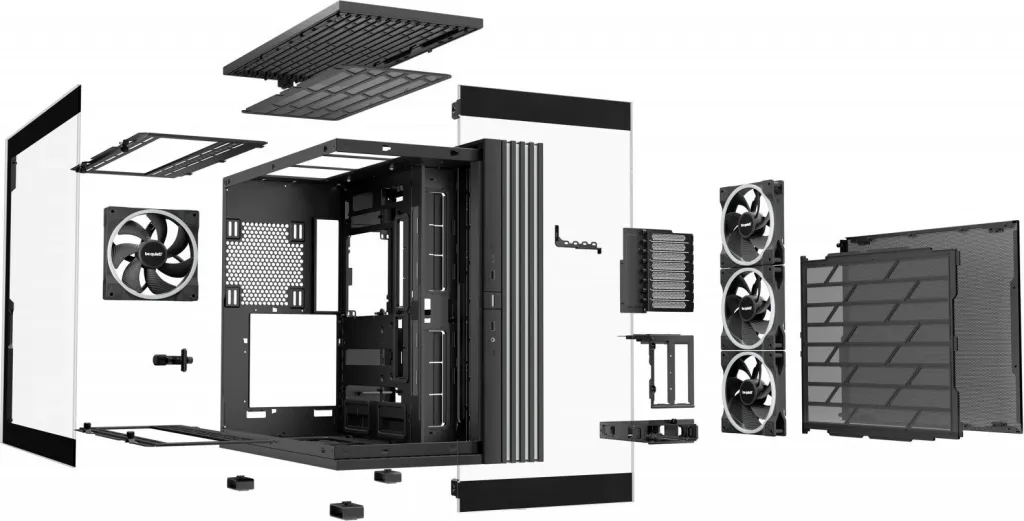 Kuti kompjuteri Be Quiet! Light Base 900 FX, Full Tower ATX, ARGB, e zezë - 5