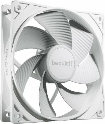 Ventilator PC Be Quiet Pure Wings 3 PWM Reverse, set 3x120mm, i bardhë