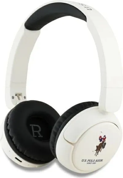 Kufje Bluetooth US Polo Assn. USHPV6PUNH, on-ear, të bardha, DH Color Logo - 1