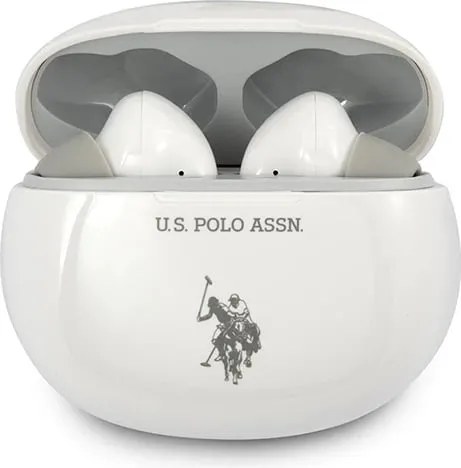 Kufje TWS Bluetooth US Polo USTWS1WH, të bardha - 1