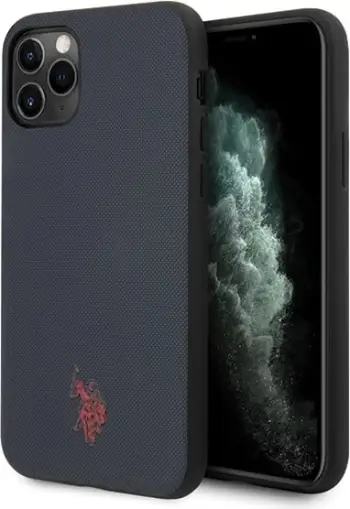 Mbështjellës U.S. Polo Assn. USHCN65PUNV për iPhone 11 Pro Max, Polo Type Collection, Granat