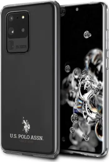 Mbështjellës U.S. Polo Assn. USHCS69TPUBK për Samsung Galaxy S20 Ultra, Shiny, i zi