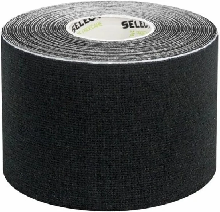 Shirit kinezioologjik Select ProfCare K Tape, 5cm x 5m, i zi - 1