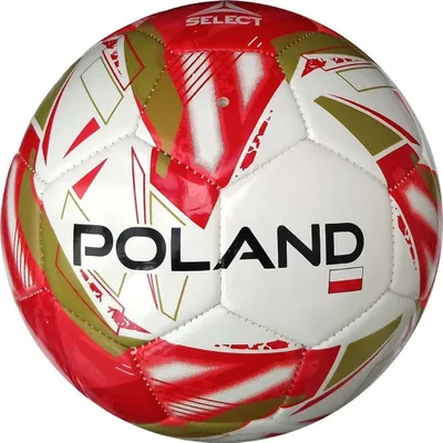 Top futbolli Select Poland T26-18312, universal, i bardhë e kuq - 1