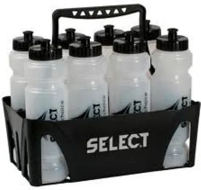 Mbajtëse shishe Select 0572, kapacitet 8 shishe, e zezë - 1