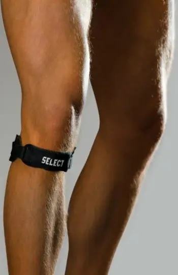 Bandë për gju SELECT 357 Patella Support, neopren, e rregullueshme, e zezë