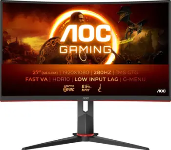 Monitor AOC C27G2Z3/BK, 27", Full HD, 280Hz, i zi/kuq