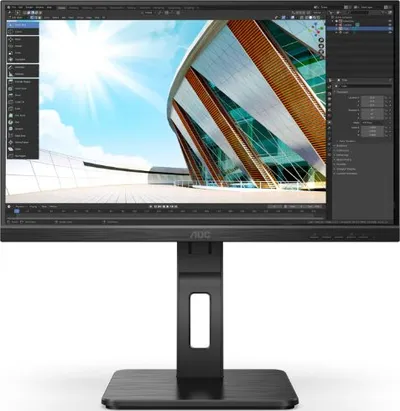Monitor AOC P2 22P2Q, 21.5", Full HD, 4ms, USB 3.2, i zi - 1