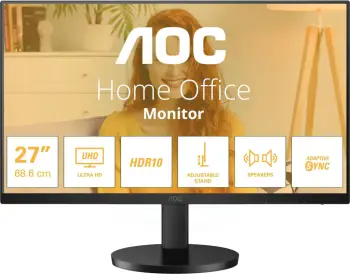 Monitor AOC U27B3AF, 27", 4K Ultra HD, 60Hz, i zi