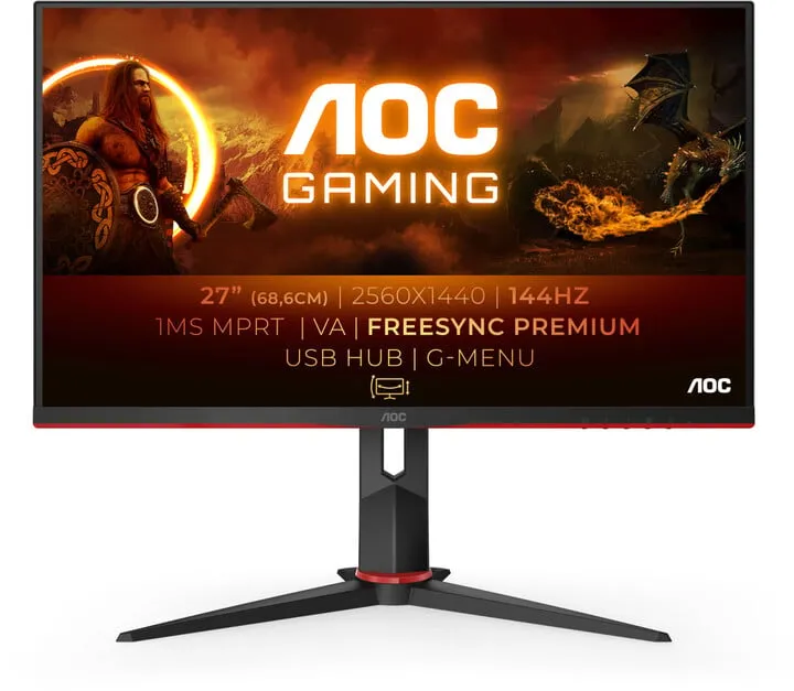Monitor AOC Q27G2U - LED, 27", QHD, i zi - 1