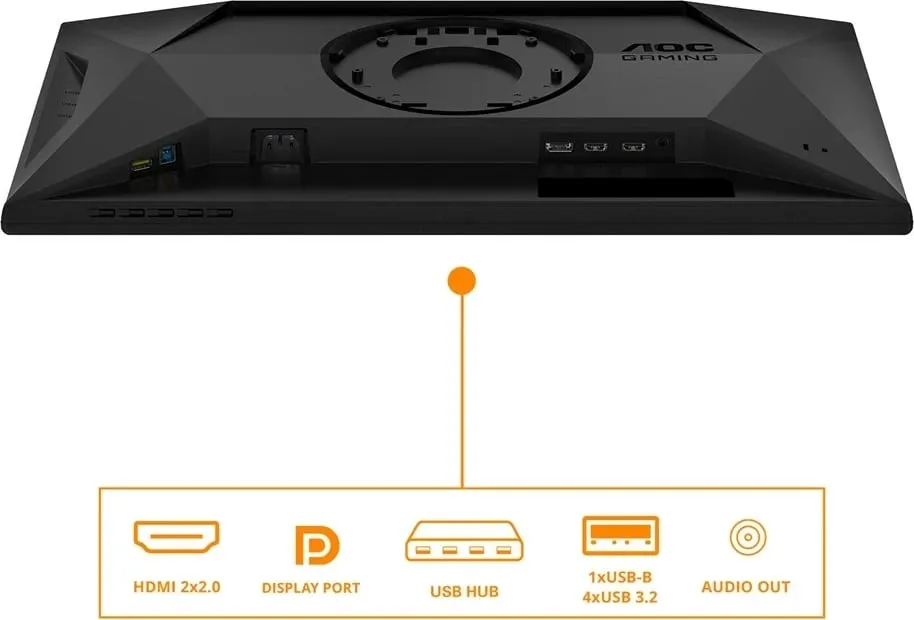Monitor AOC 25G4SXU, 24.5", Full HD, i zi - 12