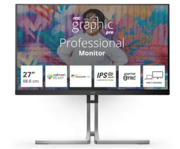 Monitor AOC Q27U3CV, 27", 4K Ultra HD, LCD, i zi