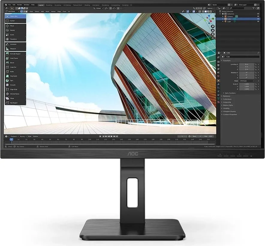 Monitor AOC 27P2Q, Full-HD, 27", 75Hz, i zi - 11