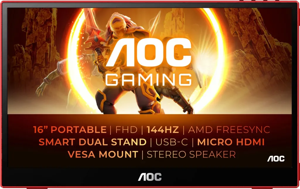 Monitor AOC 16G3, 16", 1920 x 1080 (Full HD), i zi - 1