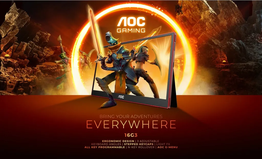 Monitor AOC 16G3, 16", 1920 x 1080 (Full HD), i zi - 13