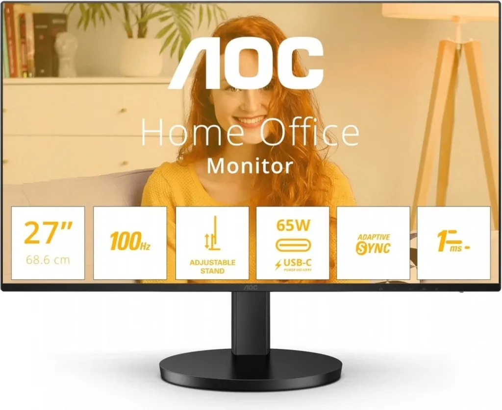 Monitor AOC Q27B3CF2, 27", 2560 x 1440 (WQHD), 100 Hz, i zi - 6