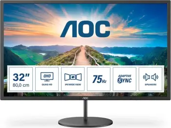 Monitor AOC Q32V4, 31.5" LED, QHD, i zi