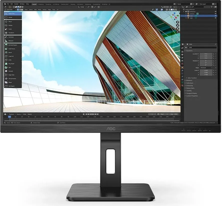 Monitor AOC Q27P2Q - LED, 27", QHD, i zi - 6