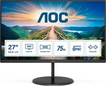 Monitor AOC Q27V4EA - LED, 27", QHD, i zi