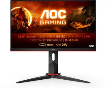 Monitor AOC C24G2AE, 23.6", Full HD, 165Hz, i zi