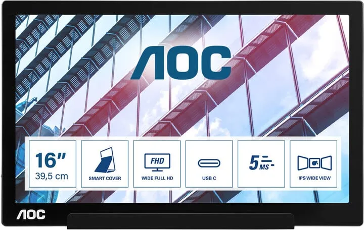 Monitor AOC i1601P - LED, 15.6", FullHD, i zi - 2