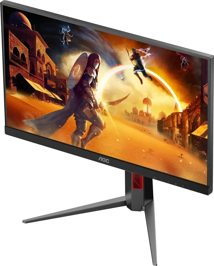 Monitor gaming AOC 24G4HA, 23.8", Full HD, LED, i zi me të kuqe - 11
