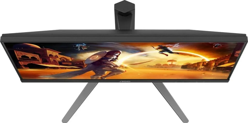 Monitor gaming AOC 24G4HA, 23.8", Full HD, LED, i zi me të kuqe - 5