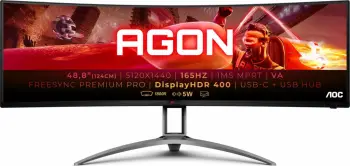 Monitor AOC Agon AG493UCX2, 48.8'', 5120 x 1440, i zi