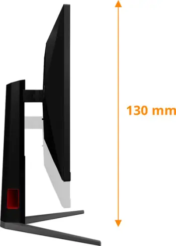 Monitor gaming AOC G4 U32G4U, 31.5", 4K Ultra HD, i zi me të kuqe