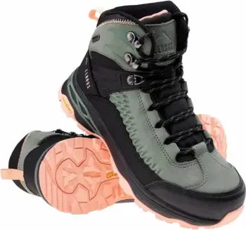 Këpucë trekking Elbrus Engen Mid WP W GR, Waterproof, taban Goodyear, gri