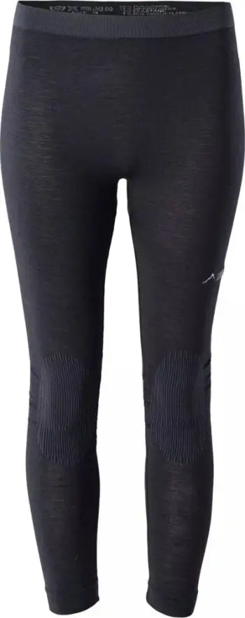 Leggins termoaktivë Elbrus Elarit Bottom WO'S, lesh merino, pa qepje, e zezë