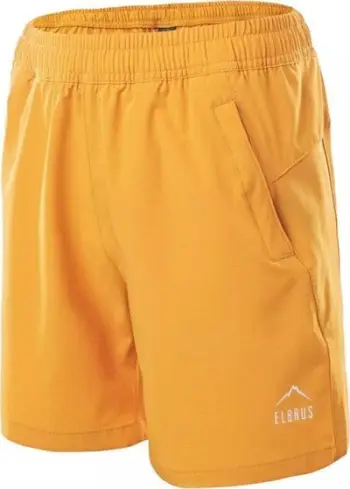 Shorts për djem Elbrus Paru Tb Jr, material poliamid, me xhepa me zinxhir, e verdhë