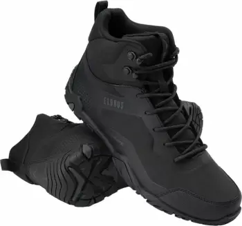 Këpucë hiking Elbrus Jefrey AG Mid, meshkuj, tekstil dhe PU, gri
