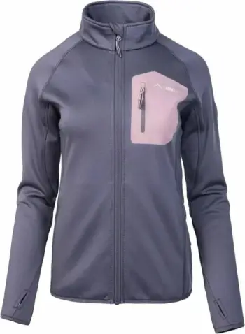Bluza sportive Elbrus Nomi W 92800549492, mikrofleece, me zinxhir, gri