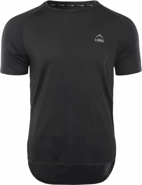 Bluzë sportive Elbrus JARI, tharje e shpejtë, material elastik, e zezë - 1