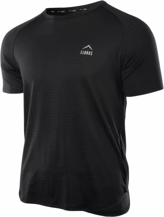 Bluzë sportive Elbrus JARI, tharje e shpejtë, material elastik, e zezë - 2