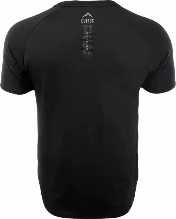 Bluzë sportive Elbrus JARI, tharje e shpejtë, material elastik, e zezë - 3