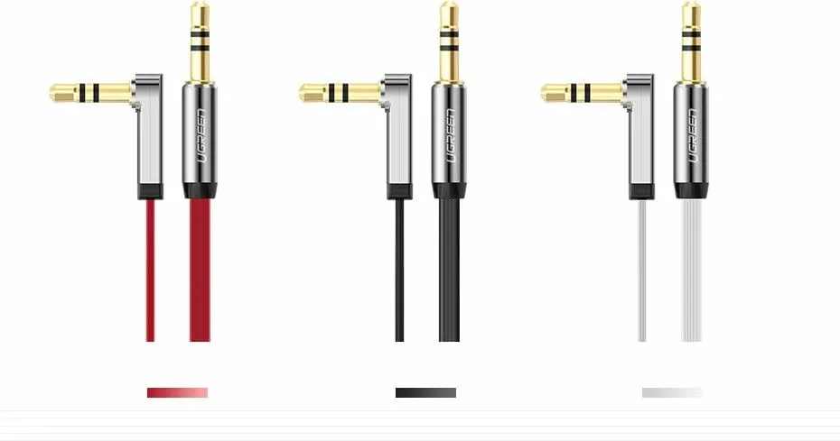 Kabllo audio Ugreen Jack 3.5mm - Jack 3.5mm, 2m, e argjend - 8