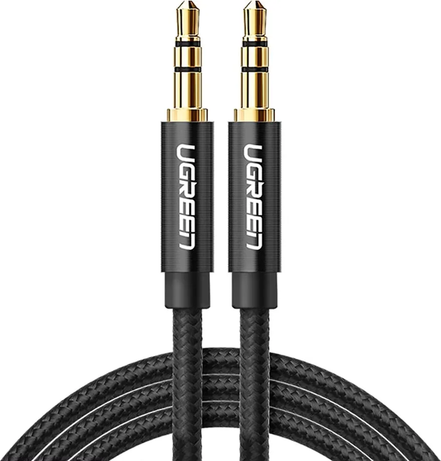 Kabllo audio Ugreen 3.5mm në 3.5mm, 2m, e zezë - 1