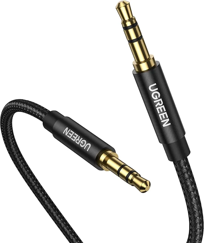 Kabllo audio Ugreen 3.5mm në 3.5mm, 2m, e zezë - 2