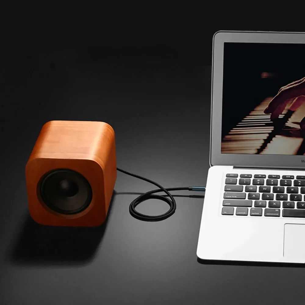 Kabllo audio Ugreen 3.5mm në 3.5mm, 2m, e zezë - 19