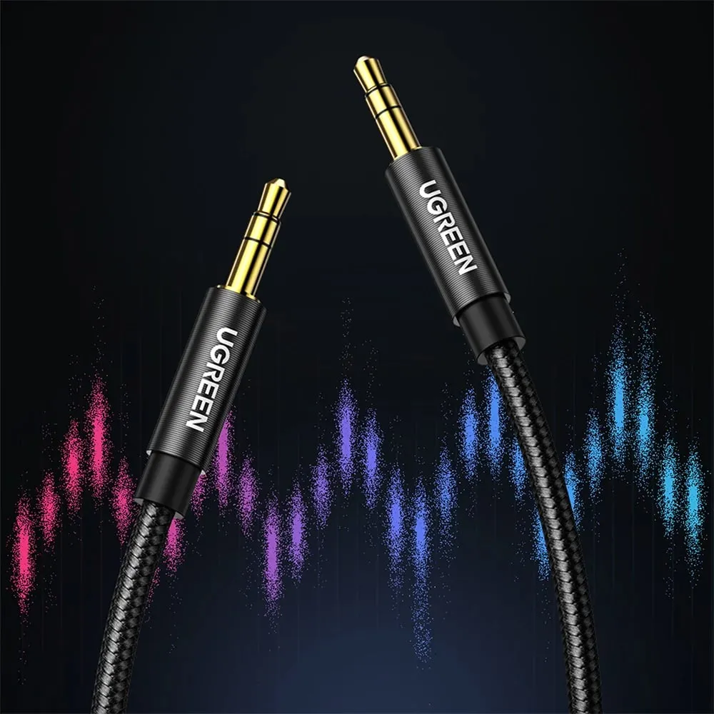 Kabllo audio Ugreen 3.5mm në 3.5mm, 2m, e zezë - 7