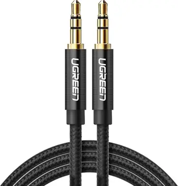 Kabllo audio Ugreen 3.5mm në 3.5mm, 2m, e zezë