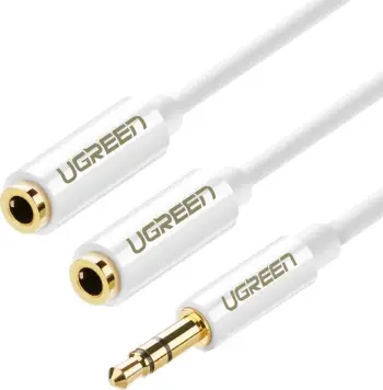 Kabllo Ugreen UGR644WHT, Mini Jack 3.5mm, e argjendtë