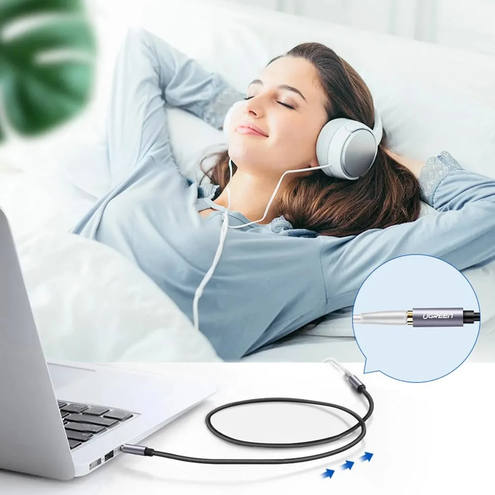 Kabllo audio Ugreen (UGR642BLU), 1m, e kaltër - 3
