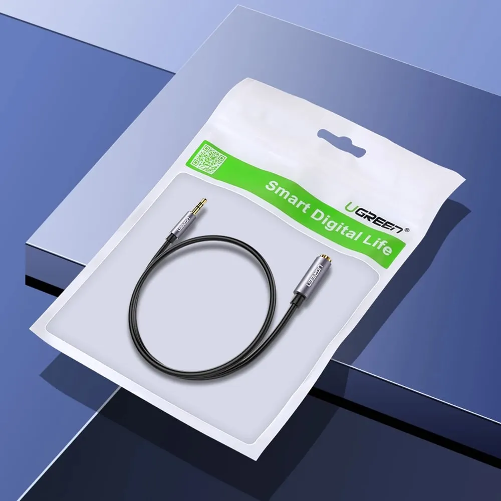 Kabllo Ugreen Jack 3.5mm - Jack 3.5mm, 1.5m, e zezë - 8