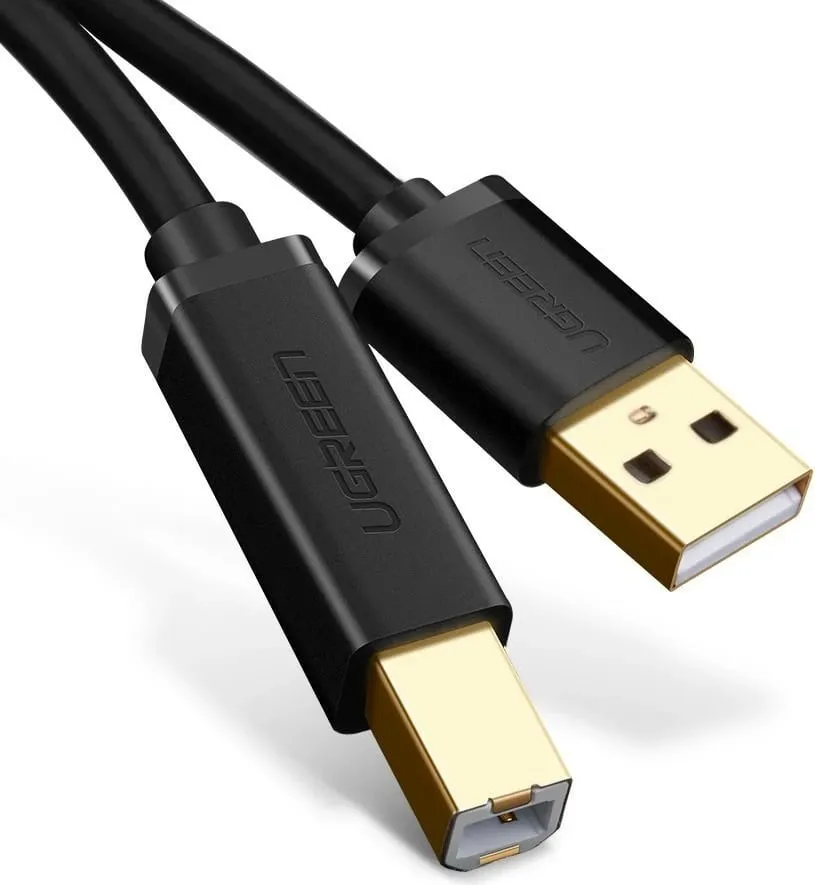Kabllo Ugreen USB-A në USB-B 3m, e zezë - 2