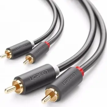 Kabllo audio Ugreen RCA (Cinch) x2 në RCA (Cinch) x2, 3m, e zezë