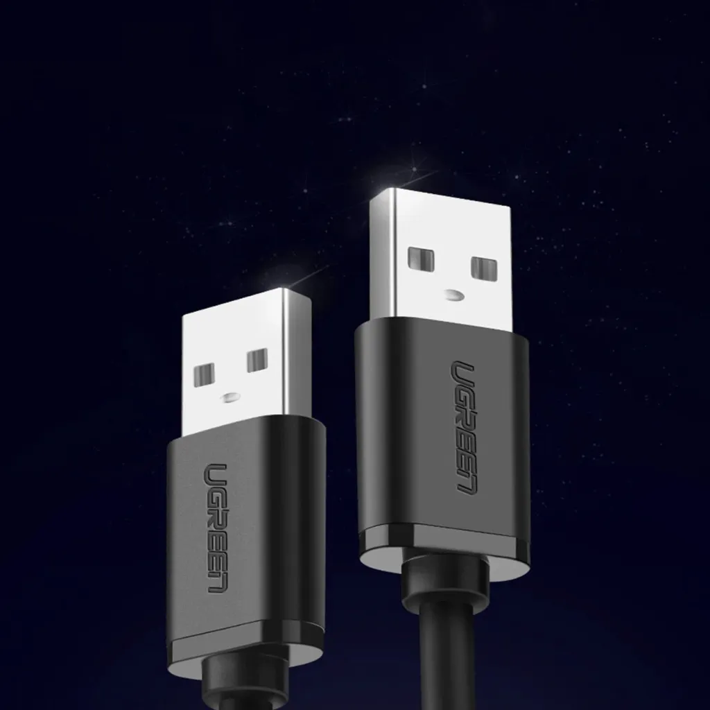 Kabllo USB Ugreen USB-A - USB-A, 1.5m, e zezë - 2