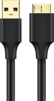 Kabllo Ugreen USB-A - Micro-B, 2m, e zezë - 1